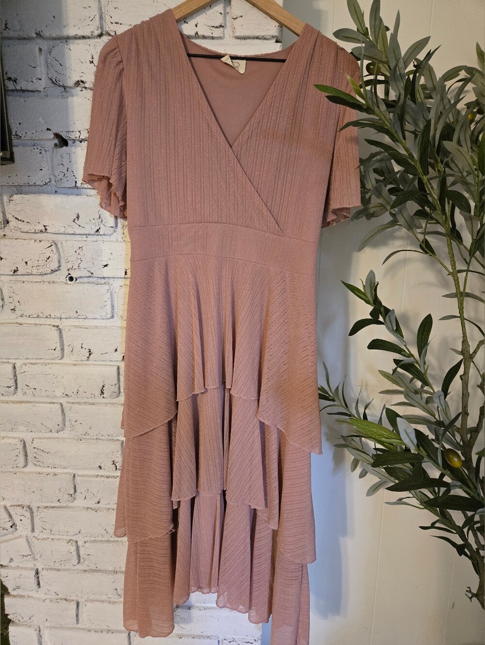 Ember By Anthropologie Tiered Midi Dress